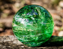 Load image into Gallery viewer, Dichroic Orb with Cremation Ash