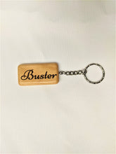 Load image into Gallery viewer, Wooden Keychain