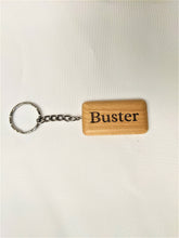 Load image into Gallery viewer, Wooden Keychain