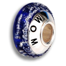 Load image into Gallery viewer, Glass Pandora Style Cremation Bead