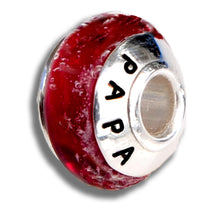 Load image into Gallery viewer, Glass Pandora Style Cremation Bead