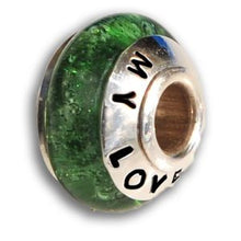 Load image into Gallery viewer, Glass Pandora Style Cremation Bead