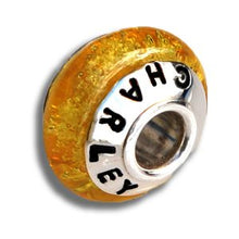 Load image into Gallery viewer, Glass Pandora Style Cremation Bead
